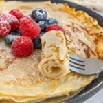 Gözleme Tadında Bitkisel Sütlü Glutensiz Yulaf Krep