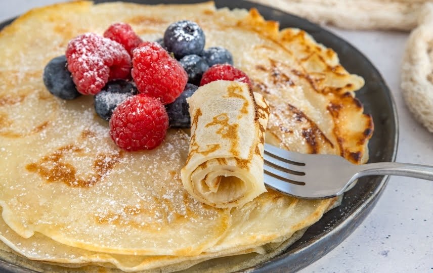 Gözleme Tadında Bitkisel Sütlü Glutensiz Yulaf Krep